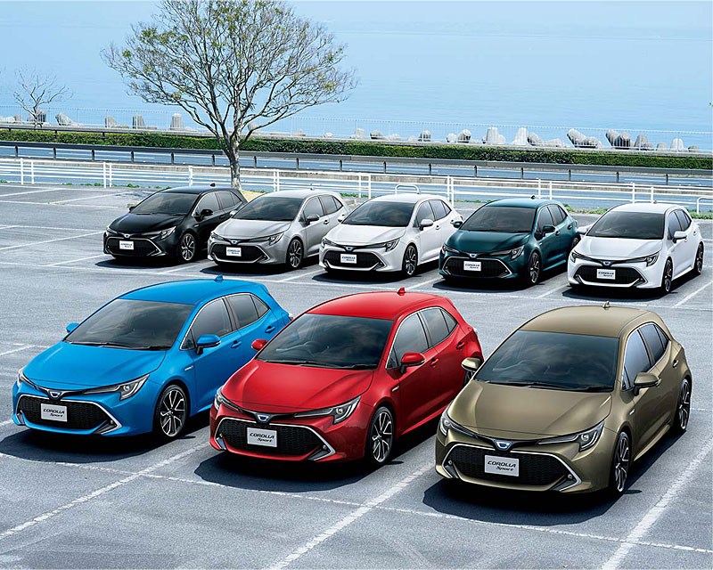 カローラスポーツのカラー